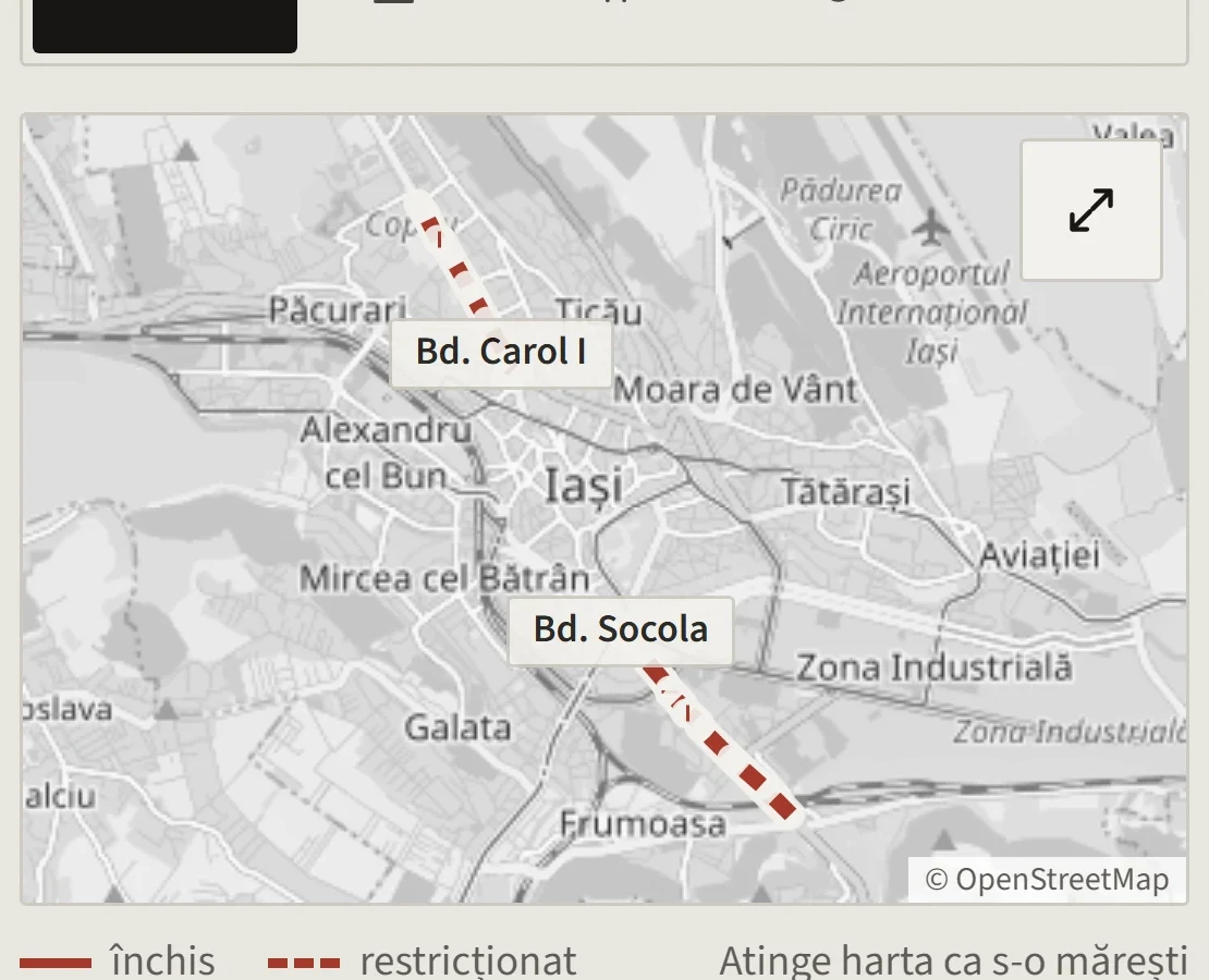 Disruptions on a map