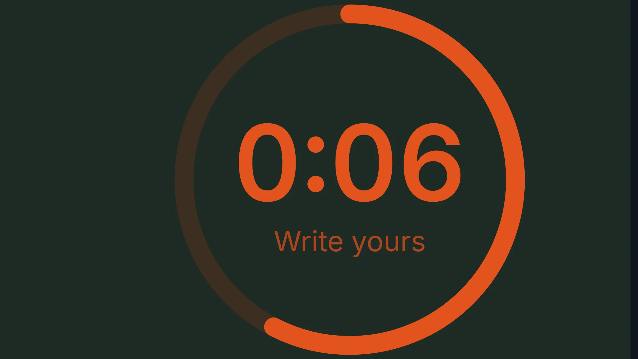 A countdown that holds answers