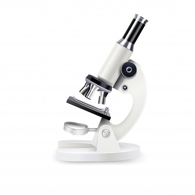 white microscope